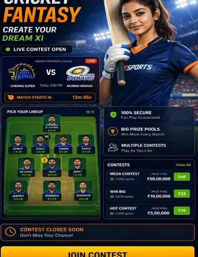 Rs9apkgo (rs9 apk) fantasy cricket & matchday visual 3
